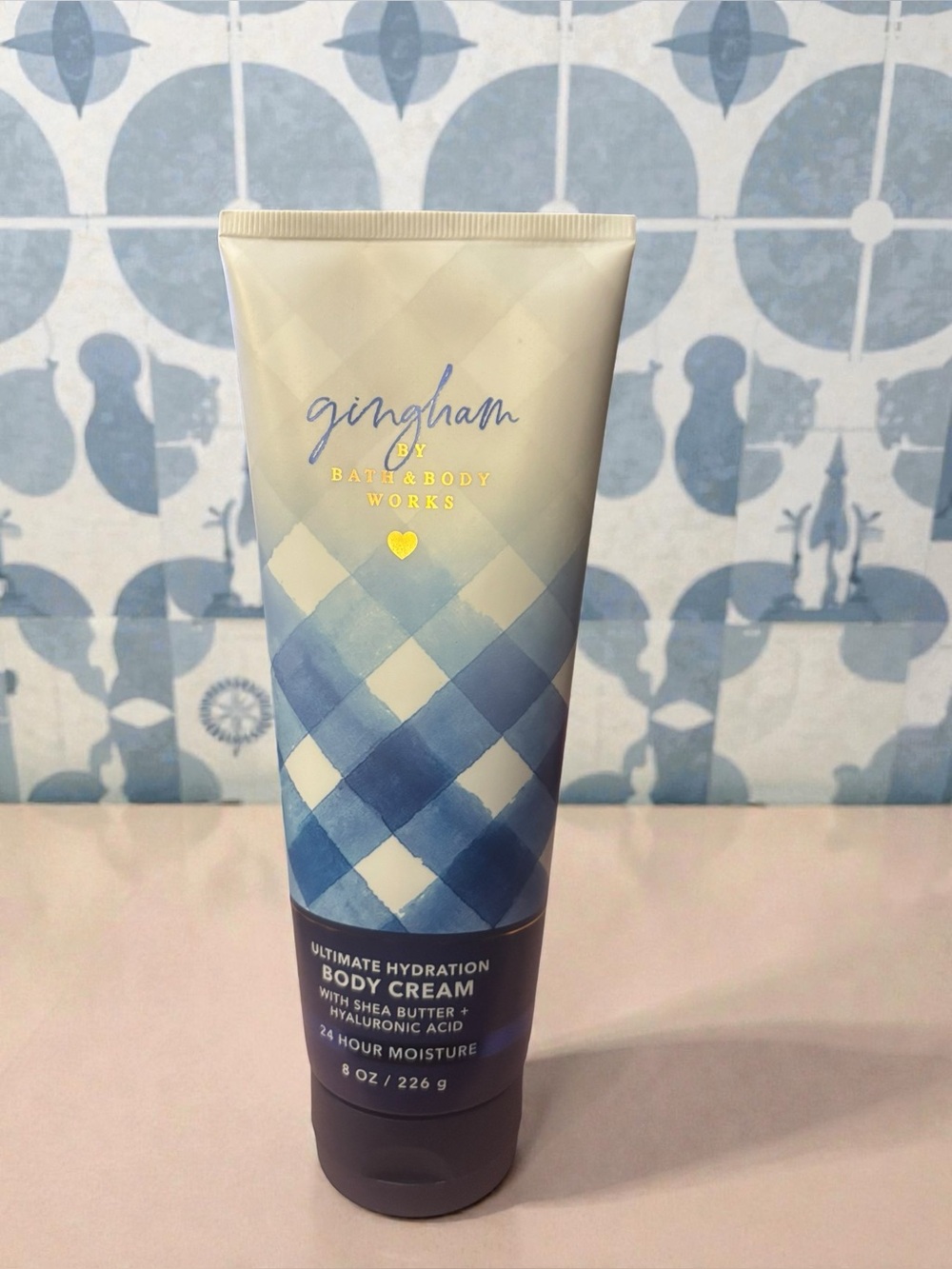 Bath & Body Works Gingham Ultimate Hydration Body Cream 8 oz